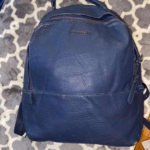 Auth unisex Burberry leather laptop backpack - Picture 6 of 6